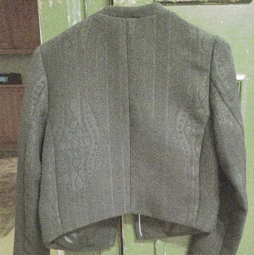 Black Cropped Jacket - image 2